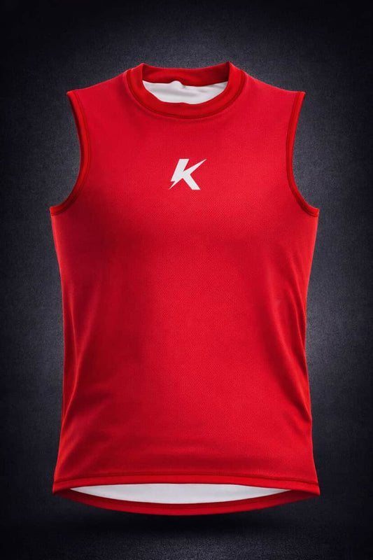 Débardeur Kronox noir, blanc et rouge